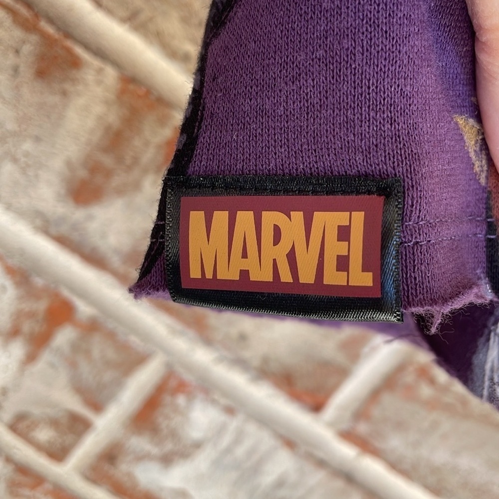 Marvel Black Panther Artist Series Purple‎ Cropped Sweatshirt - Picture 8 of 9
